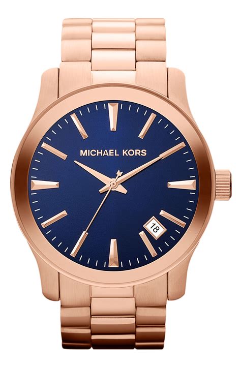 michael kors blue watches.